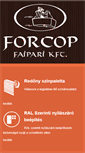 Mobile Screenshot of forcop.hu